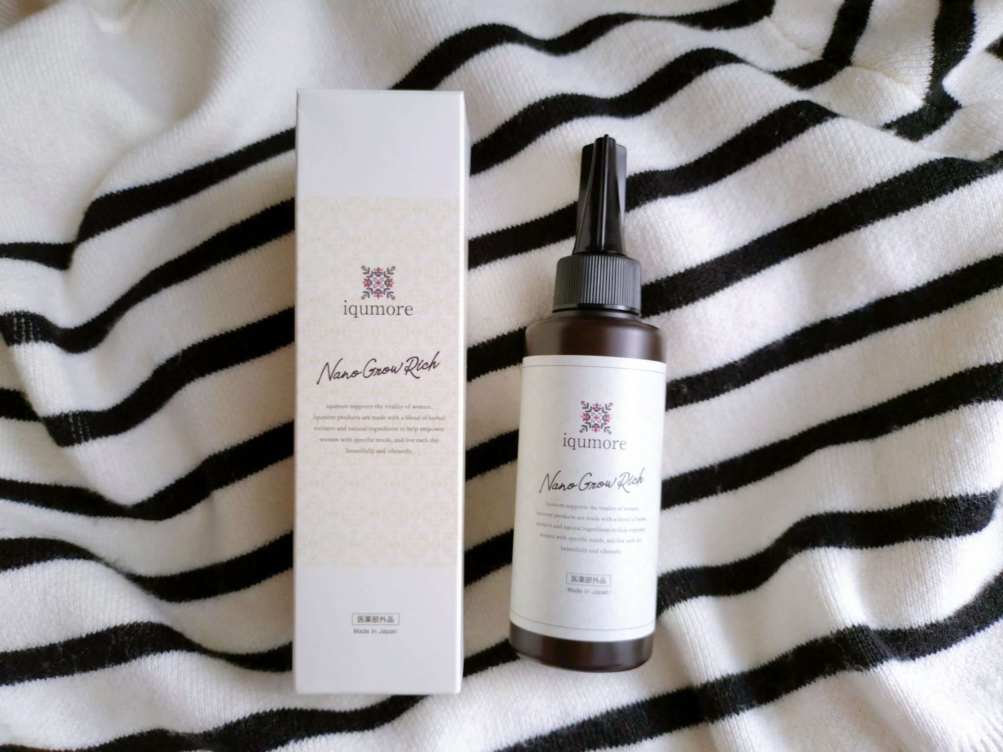 ナノグロウリッチ/iqumore/頭皮ローションを使ったクチコミ（1枚目）