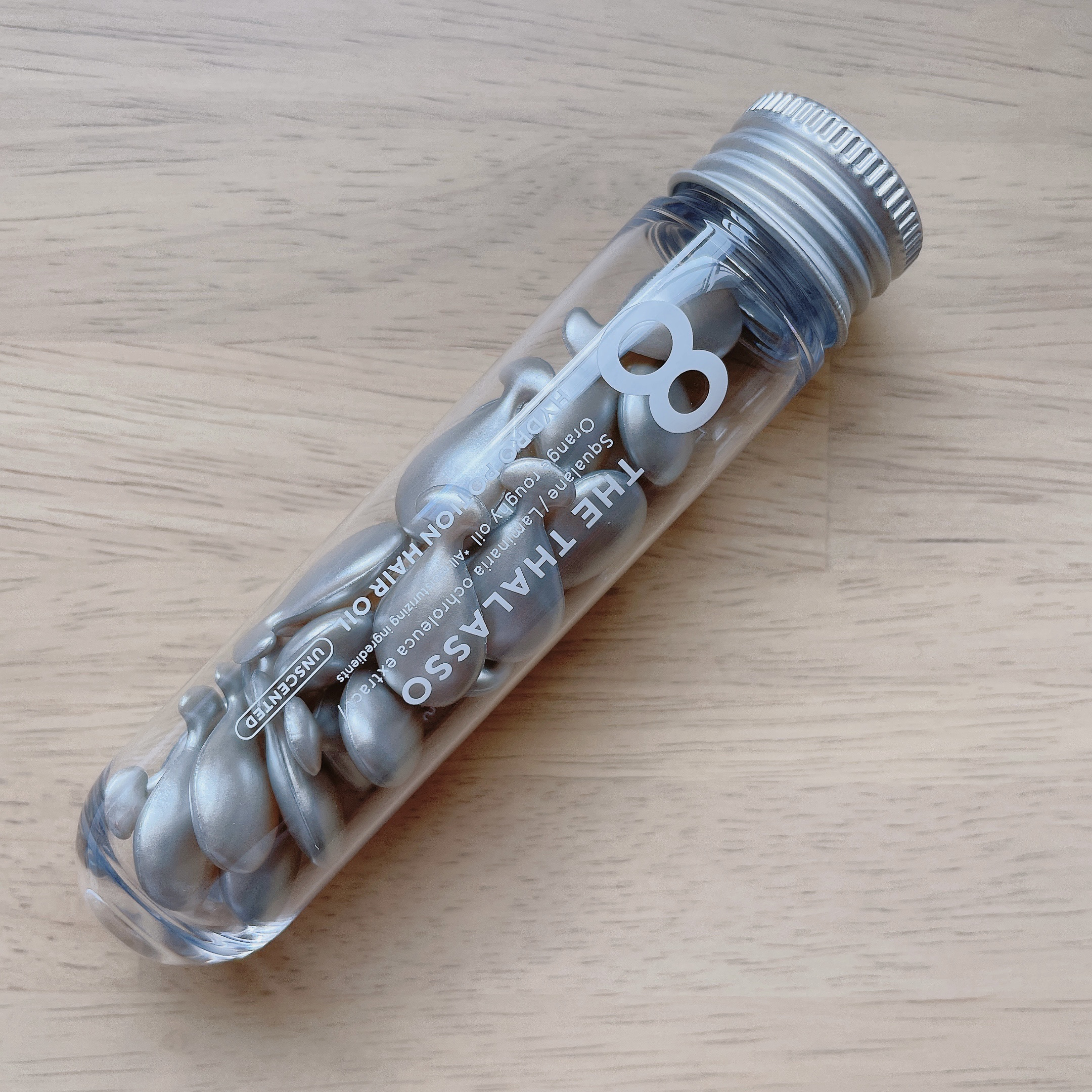 ハイドロポーション 美容液ヘアオイル（無香料） 500mg × 24個/エイトザタラソ/ヘアオイルを使ったクチコミ（3枚目）