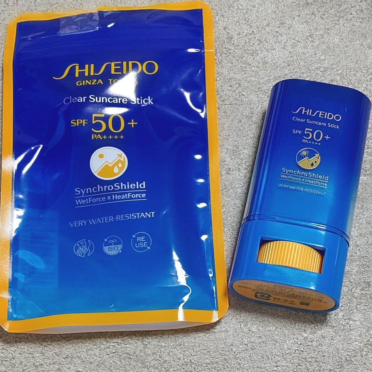 クリア サンケア スティック/SHISEIDO/日焼け止めスティックを使ったクチコミ(1枚目)