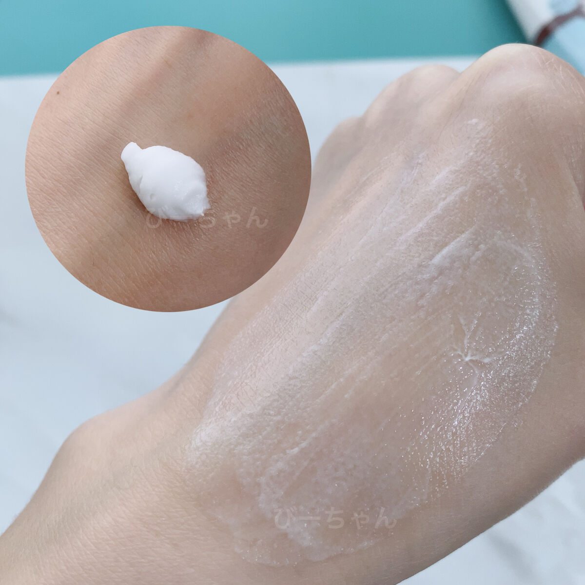 シアバターオールスキンクリーム　フルーティシトラスの香り/DAISO/フェイスクリームを使ったクチコミ（2枚目）