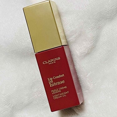 コンフォート リップオイル インテンス 04 インテンス ローズウッド/CLARINS/リップグロスを使ったクチコミ（1枚目）