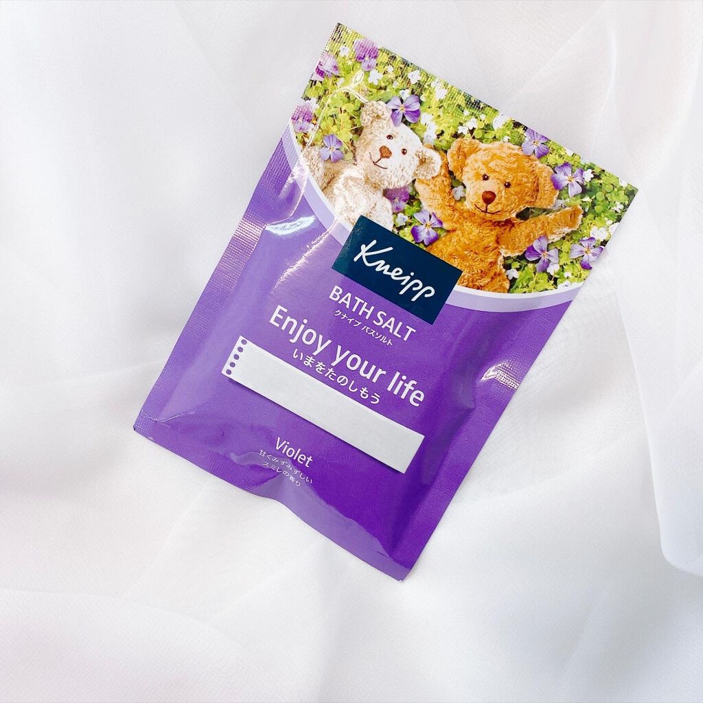 クナイプ バスソルト スミレの香り/クナイプ/無機塩系入浴剤を使ったクチコミ（1枚目）