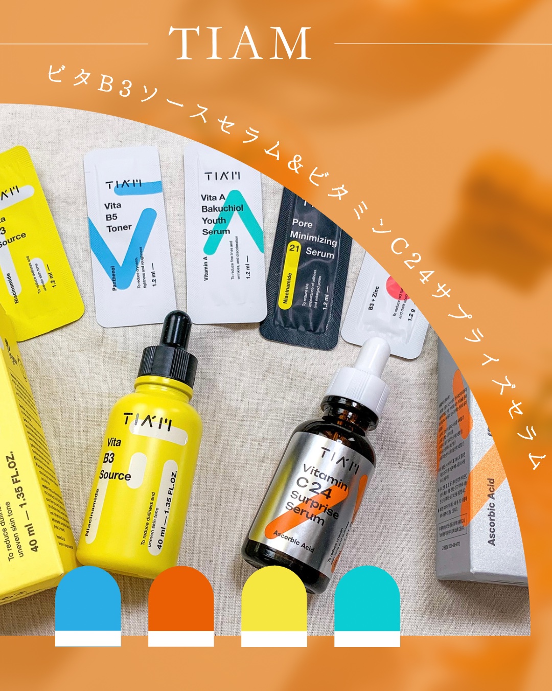 TIAM   ＶＣ２４サプライズセラム/TIAM/美容液を使ったクチコミ（1枚目）