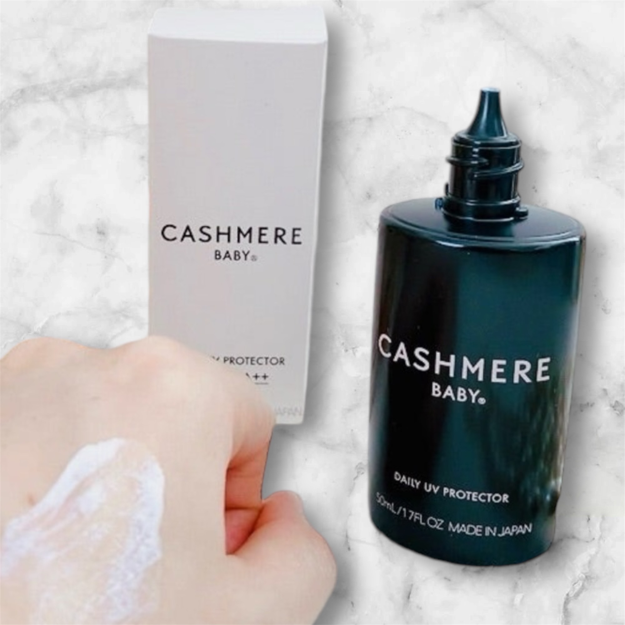 カシミヤベビー デイリーUVプロテクター/CASHMERE BABY/日焼け止めミルクを使ったクチコミ（1枚目）