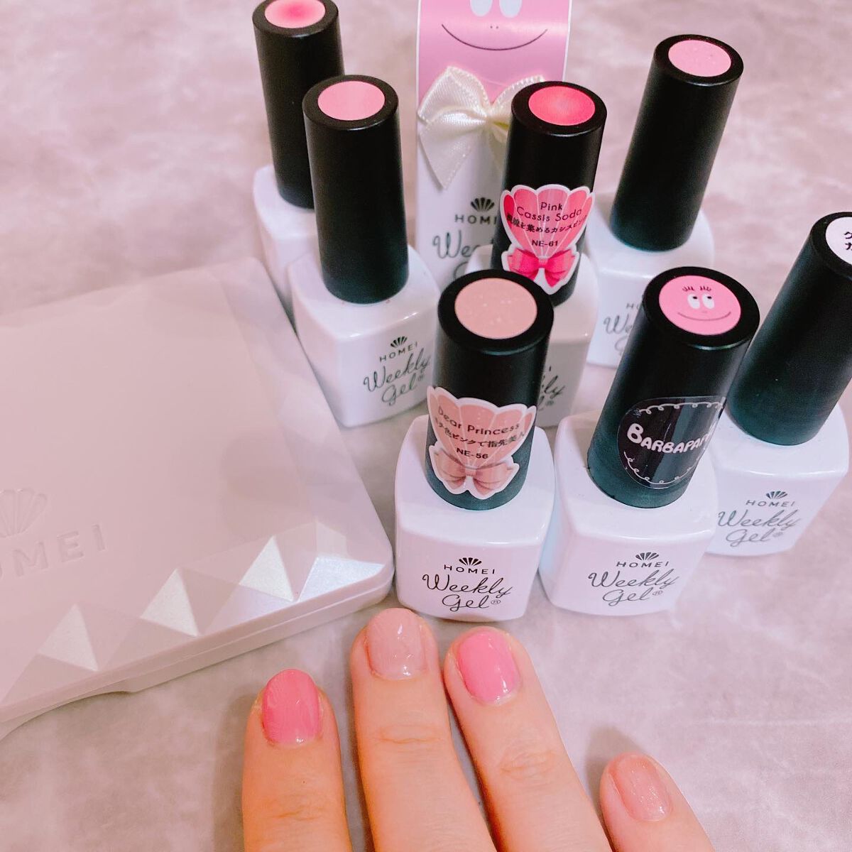 ウィークリージェル/HOMEI/ジェルネイルを使ったクチコミ（1枚目）