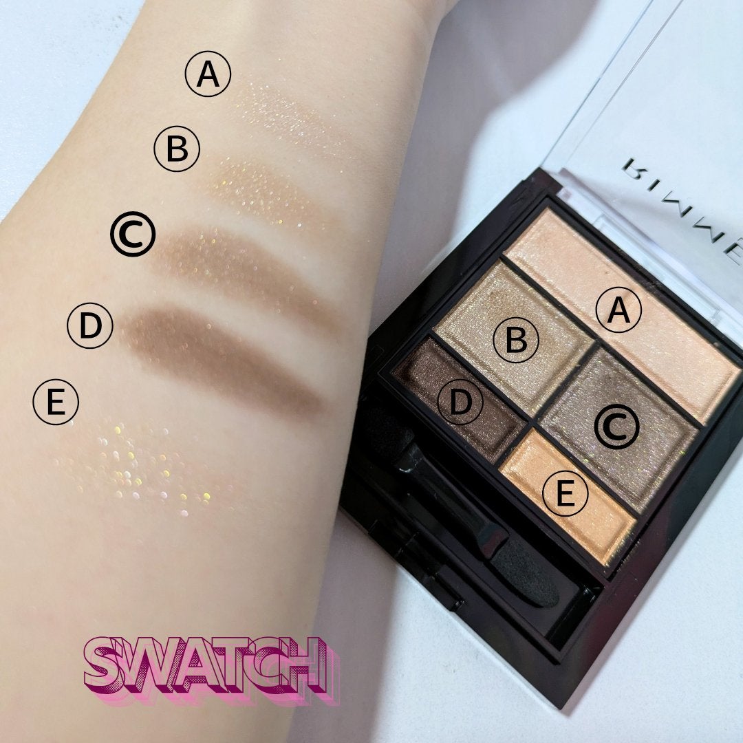 ワンダー スウィート アイシャドウ/リンメル ロンドン/アイシャドウパレットを使ったクチコミ(3枚目)