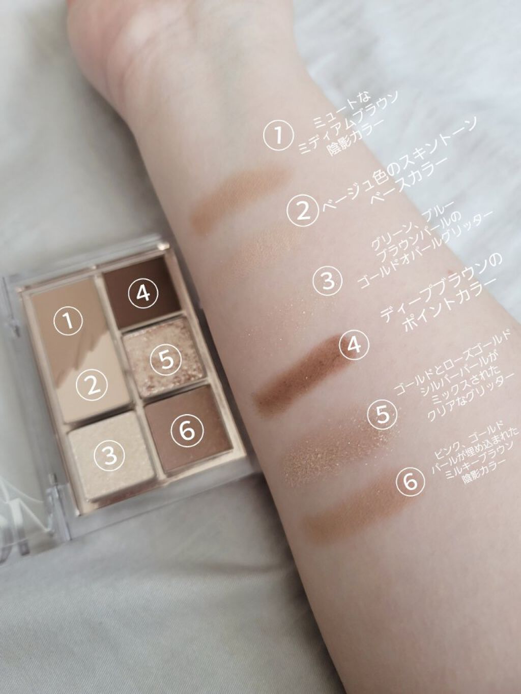 プロ アイパレット ミニ/CLIO/アイシャドウパレットを使ったクチコミ（2枚目）