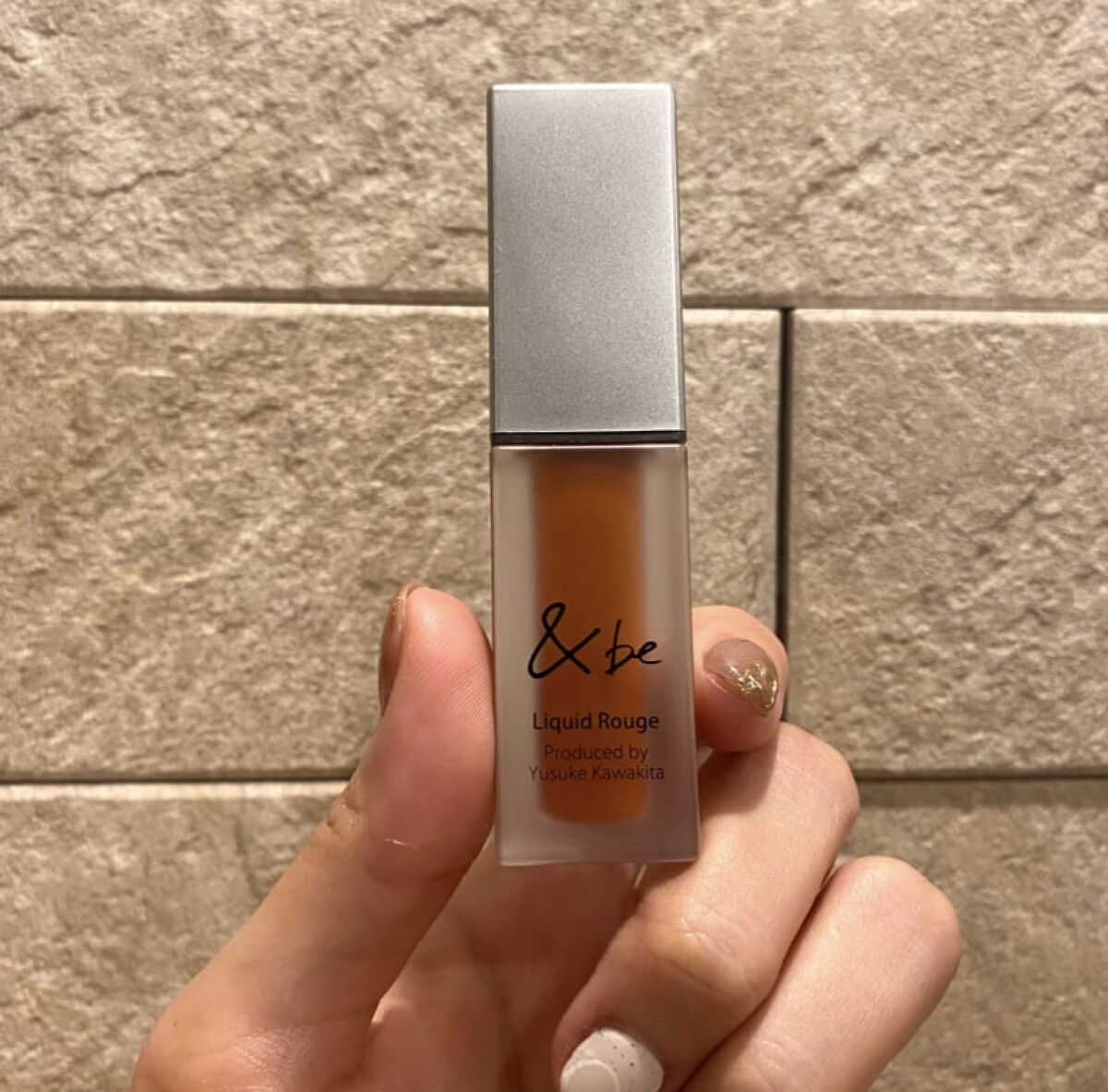 &be リキッドルージュ マンダリンオレンジ/＆be/口紅を使ったクチコミ（2枚目）