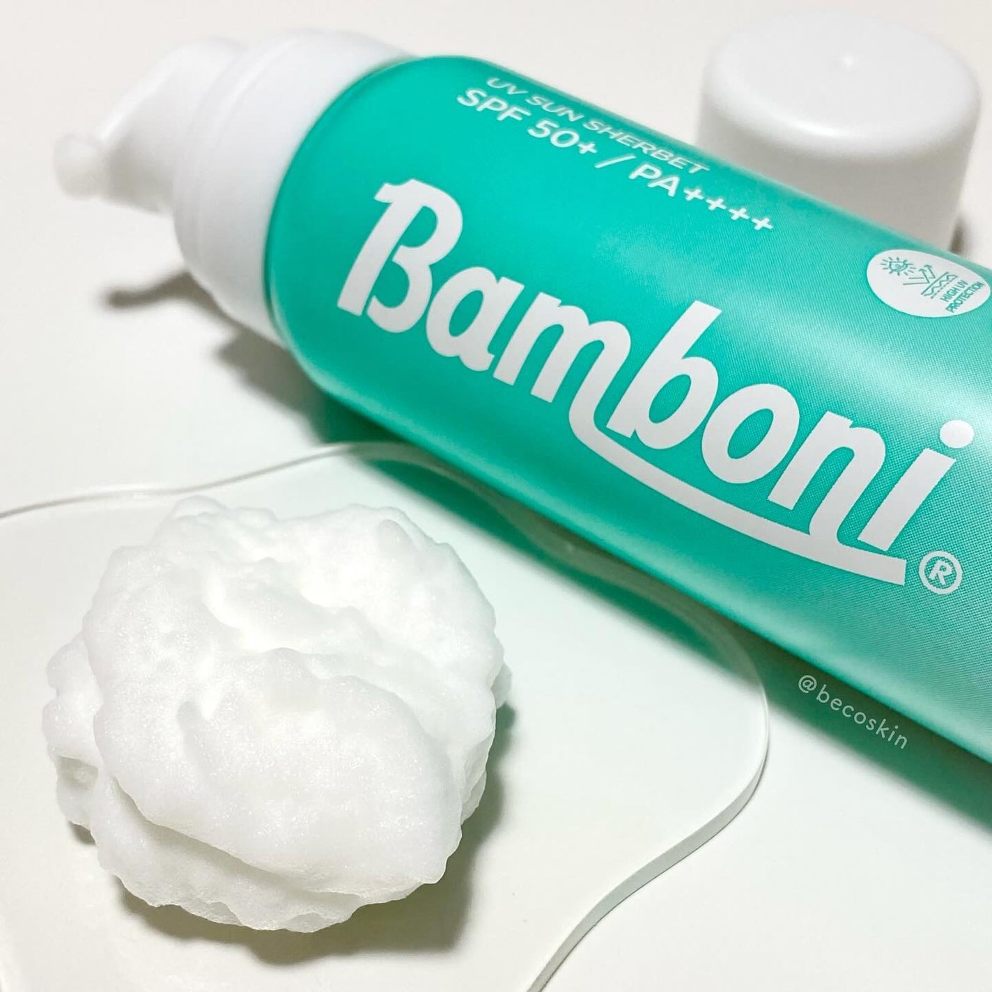 be / フォロバ100 on LIPS 「#PRBamboni\まるでホイップ!?シュワひや新感覚泡UV..」(4枚目)