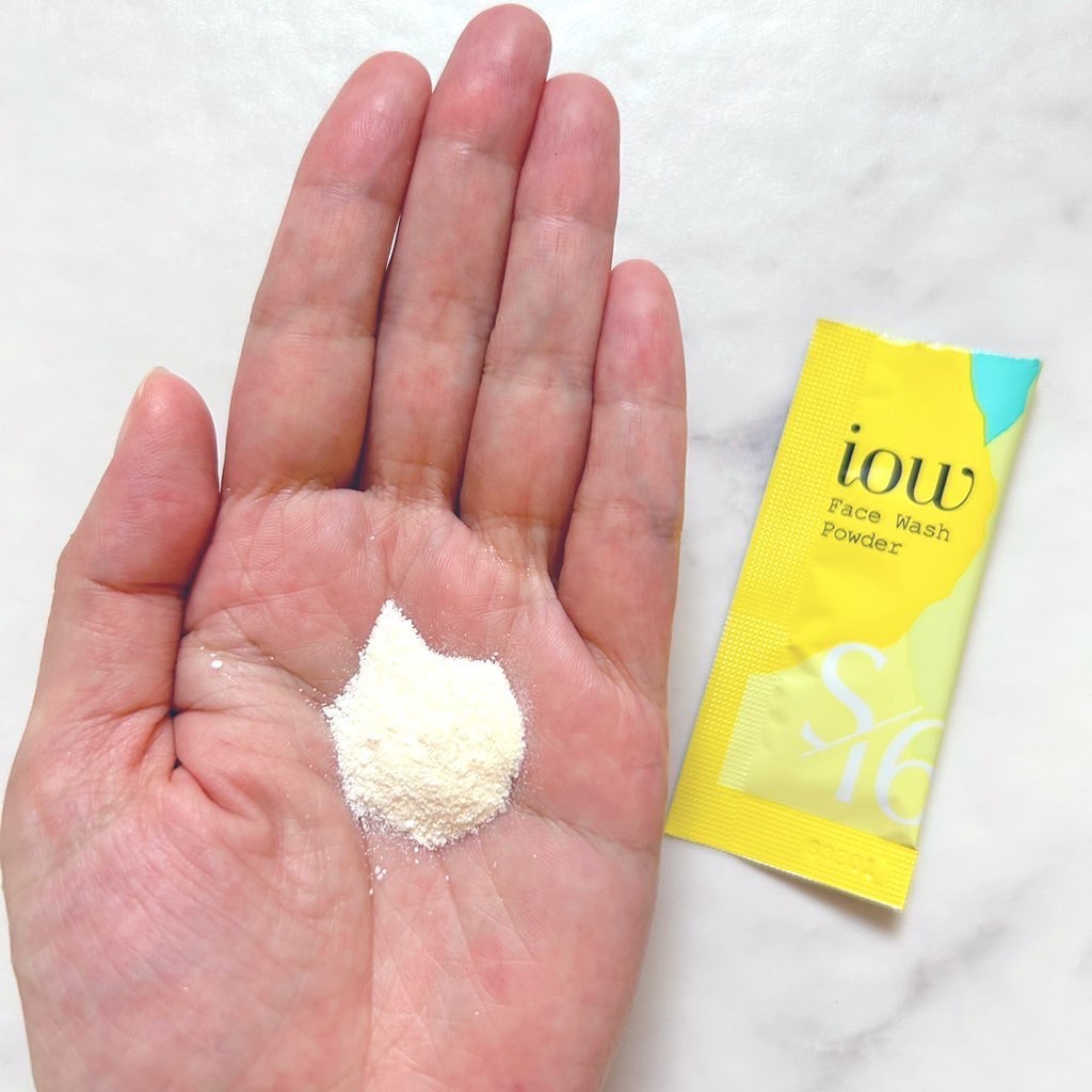 SF洗顔パウダー/iow/洗顔パウダーを使ったクチコミ（2枚目）