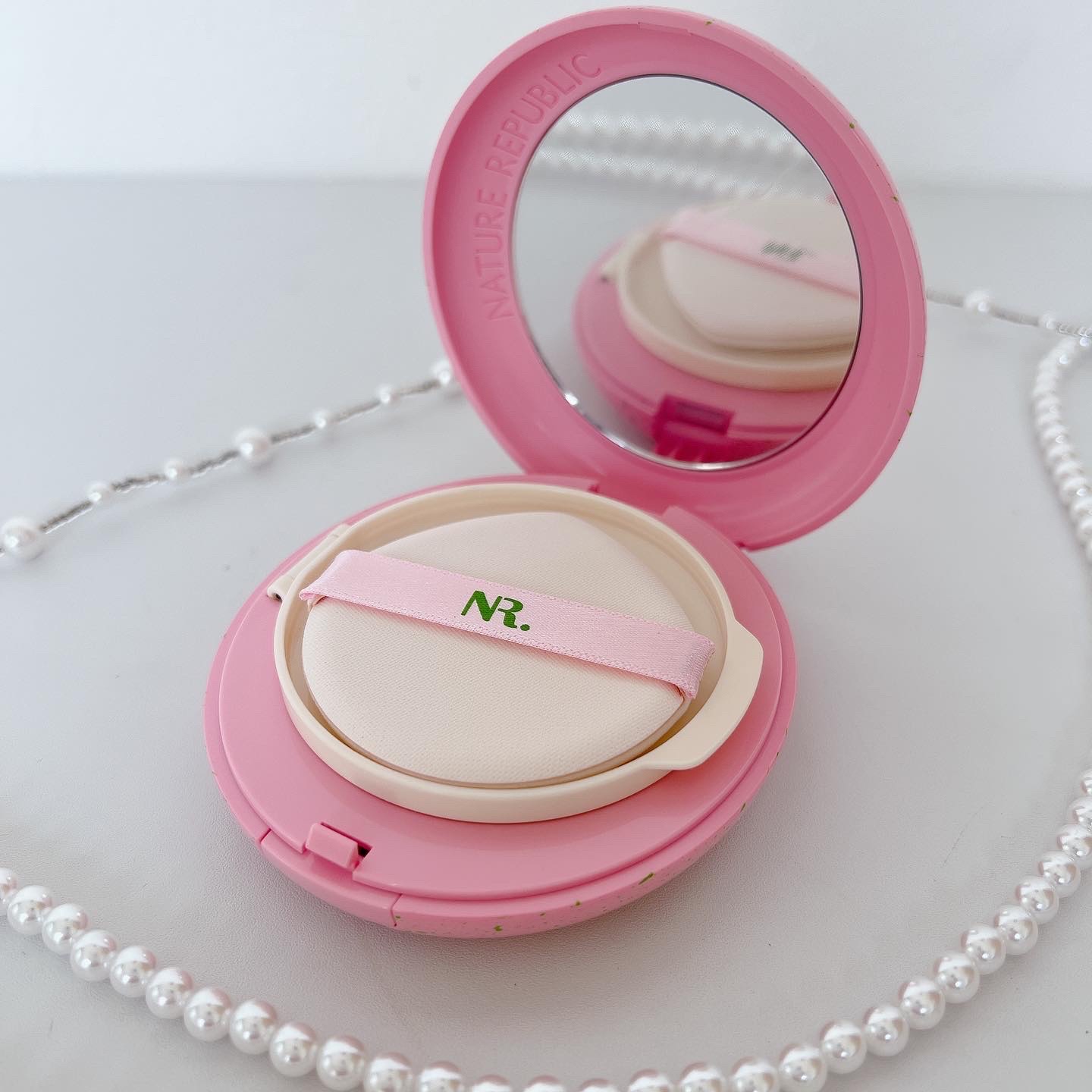 ネイチャーリパブリック PROBIOエッセンスクッションのクチコミ「⁑
使い切りレビュー

*･゜ﾟ･*:.｡..:*･'･*:..:*･゜ﾟ･*
ネイチャーリパ.....」（2枚目）