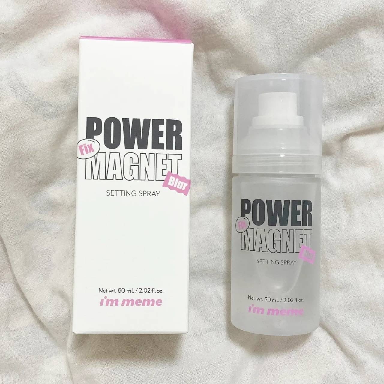 パワーマグネットセッティングスプレー/i’m meme/フィックスミストを使ったクチコミ(3枚目)