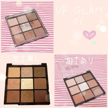 UR GLAM BLOOMING EYE COLOR PALETTE/U R GLAM/アイシャドウパレットを使ったクチコミ(2枚目)