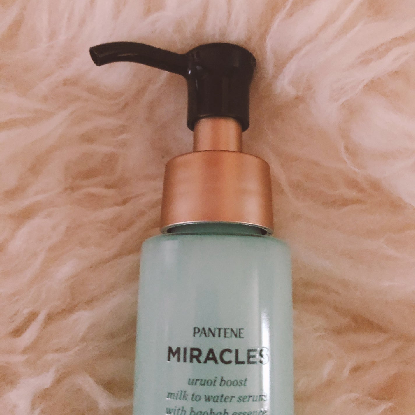 ミラクルズ うるおいブーストミルクウォーターセラム/パンテーン/アウトバストリートメントを使ったクチコミ(4枚目)