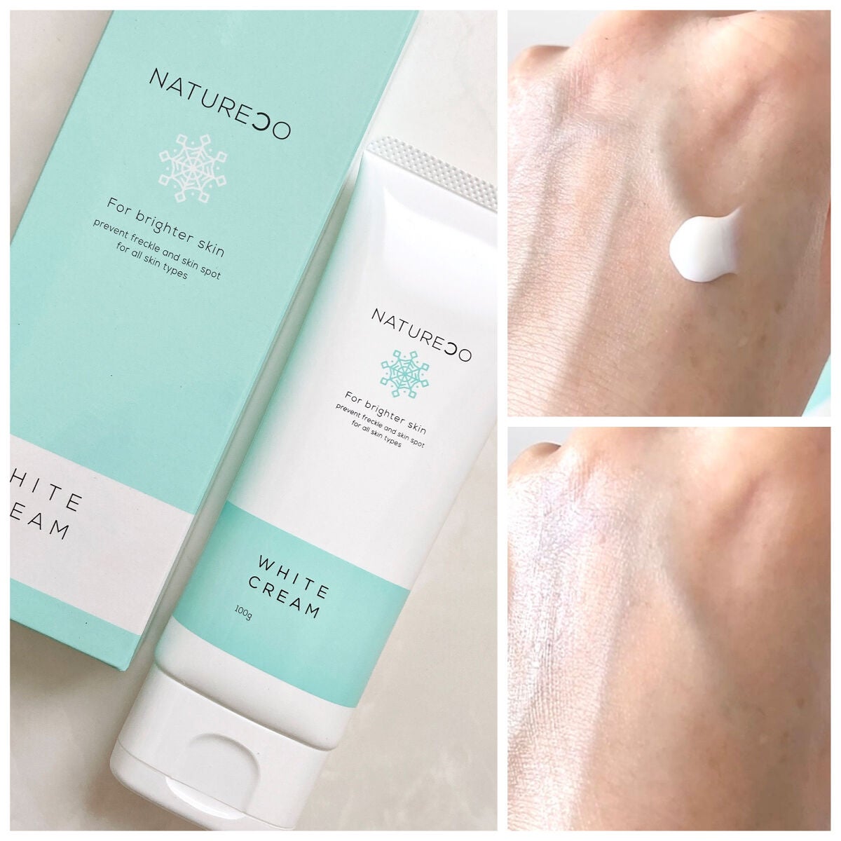 薬用ホワイトクリーム/natureco/ボディクリームを使ったクチコミ(4枚目)