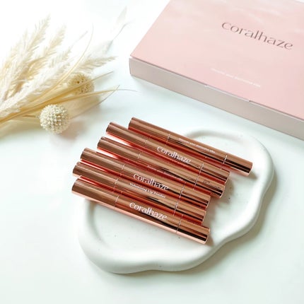 ボリューマイジングフォンデュリップ/Coralhaze/口紅を使ったクチコミ(9枚目)