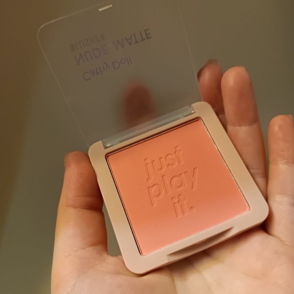 ヌードマットブラッシャー/CathyDoll/パウダーチークを使ったクチコミ(3枚目)