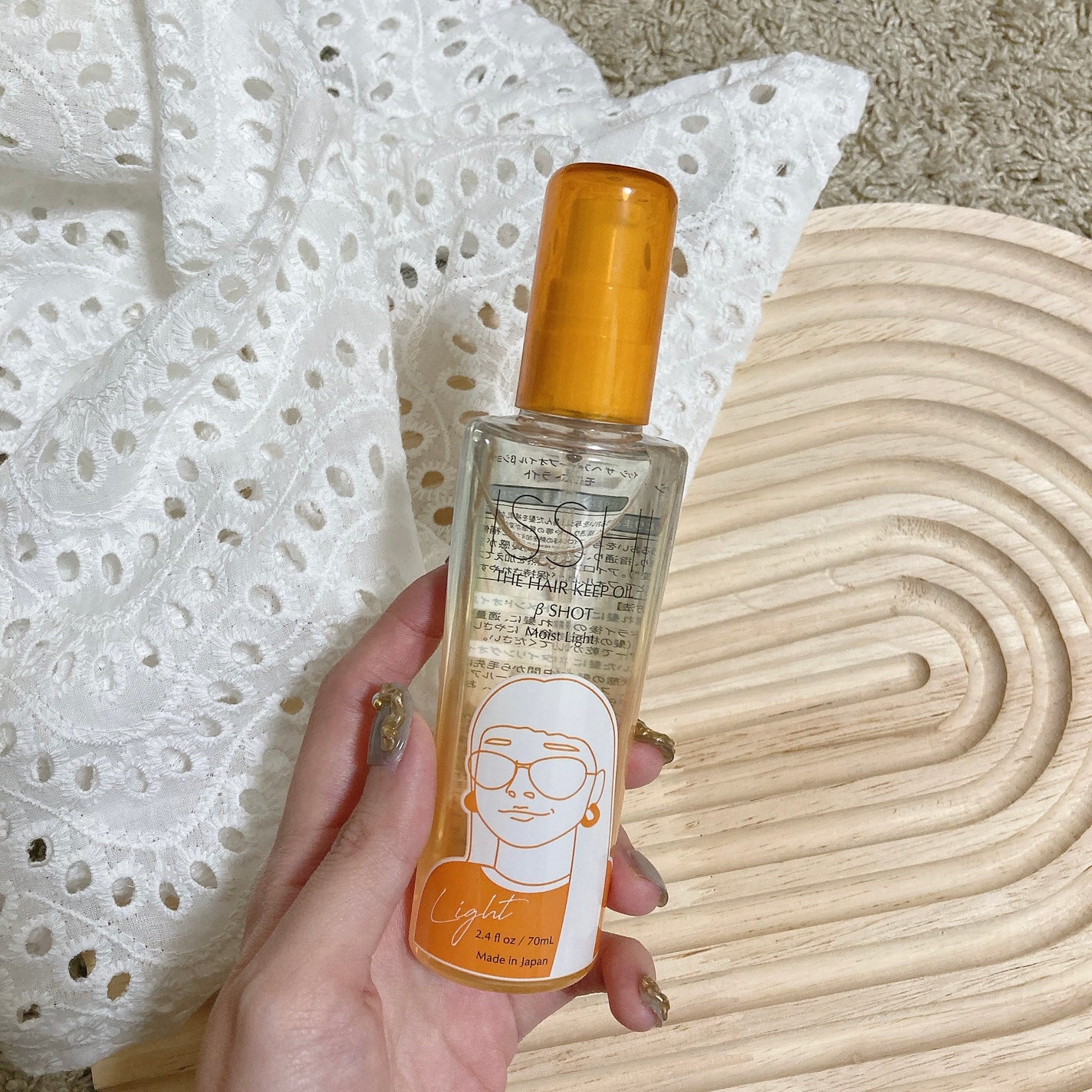 イッシ ザ ヘアキープオイルβショット モイストライト/ISSHI/ヘアオイルを使ったクチコミ(3枚目)