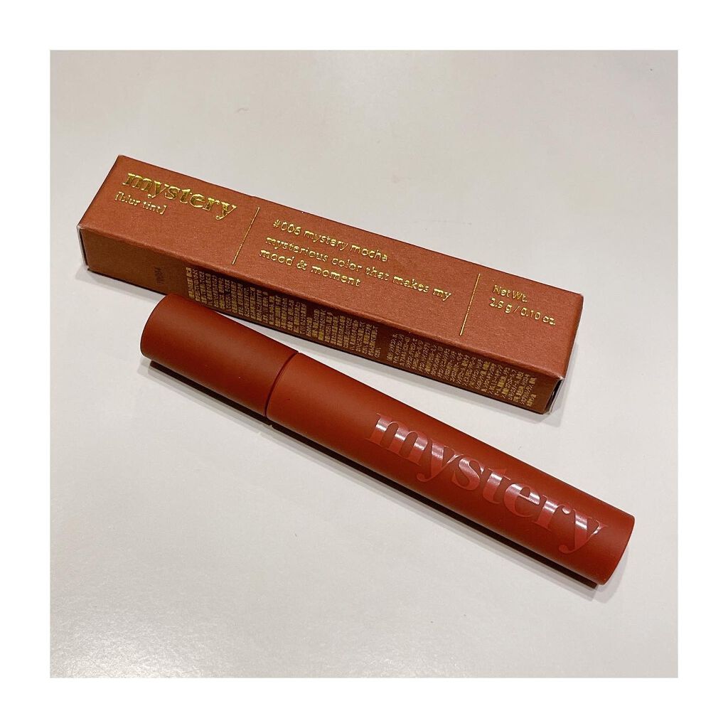 アイムミステリーブラーティント 006 ミステリーモカ/i’m meme/リップティントを使ったクチコミ（2枚目）