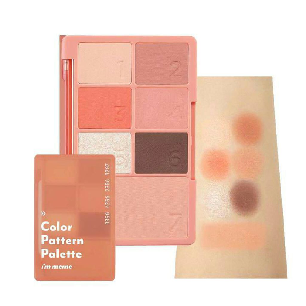 カラーパターンパレット/i’m meme/マルチパレットを使ったクチコミ（2枚目）