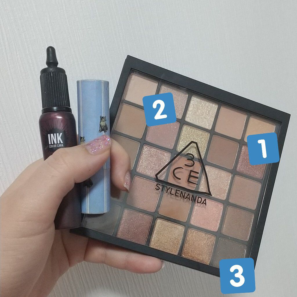 3CE PRO MULTI EYE COLOR PALETTE #MUSEDAY/3CE/アイシャドウパレットを使ったクチコミ（2枚目）