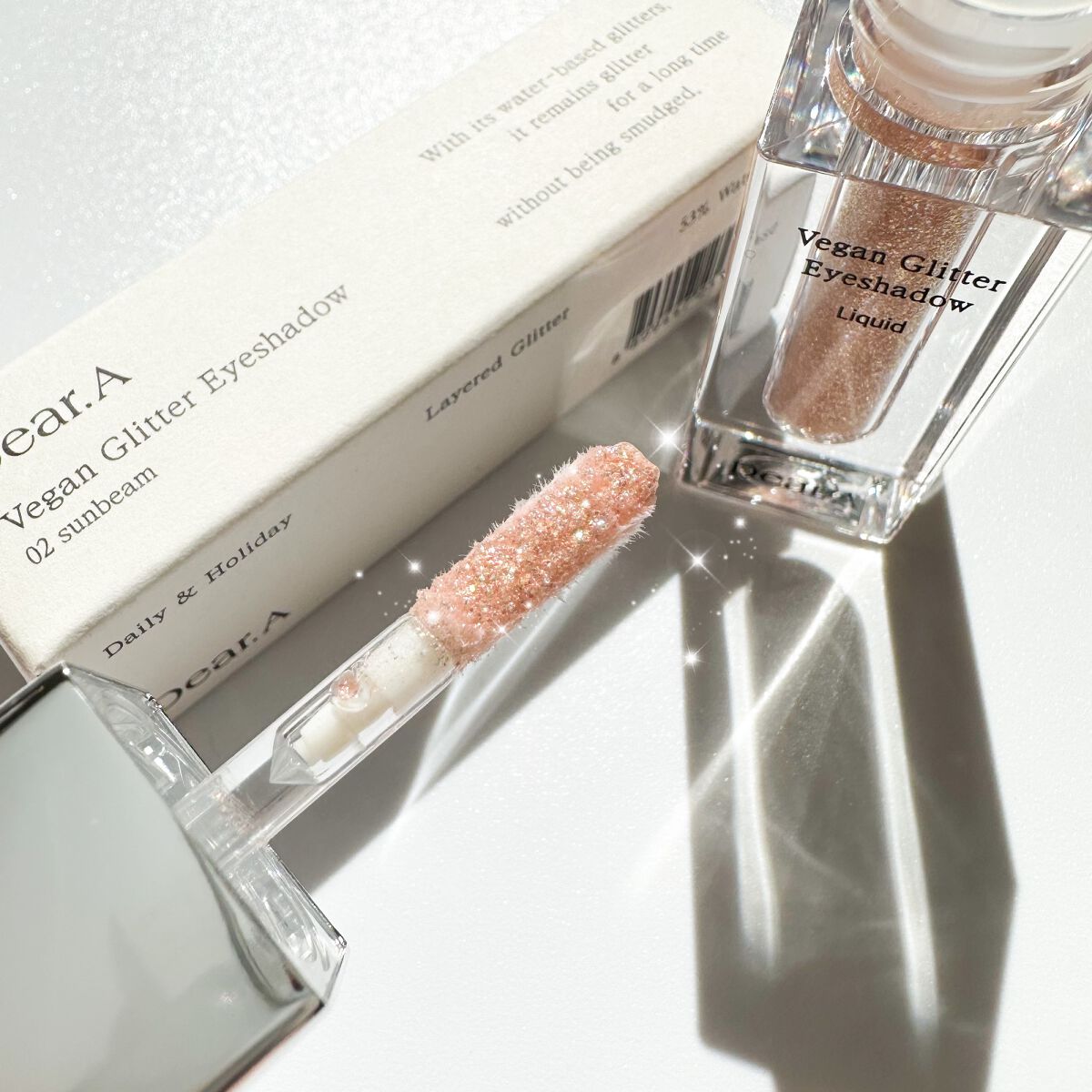 グリッターアイシャドウ/Dear.A/グリッターを使ったクチコミ（3枚目）