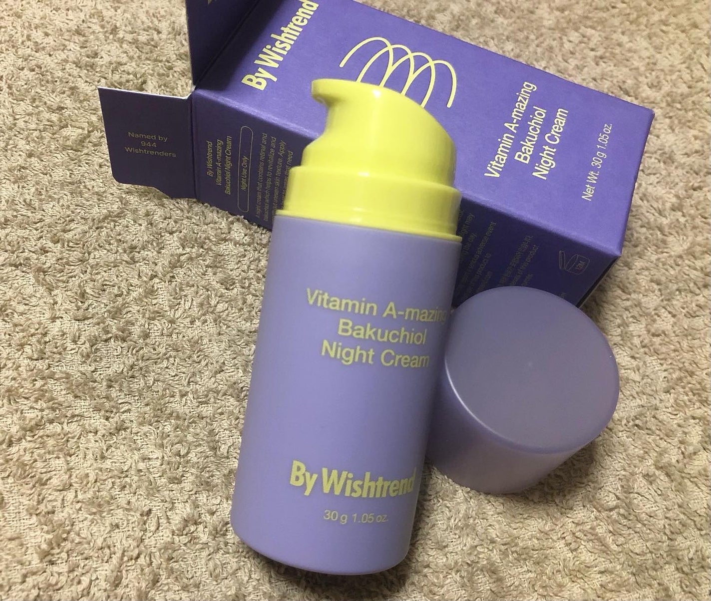 ビタミンA-mazingバクチオールナイトクリーム/By Wishtrend/フェイスクリームを使ったクチコミ(1枚目)