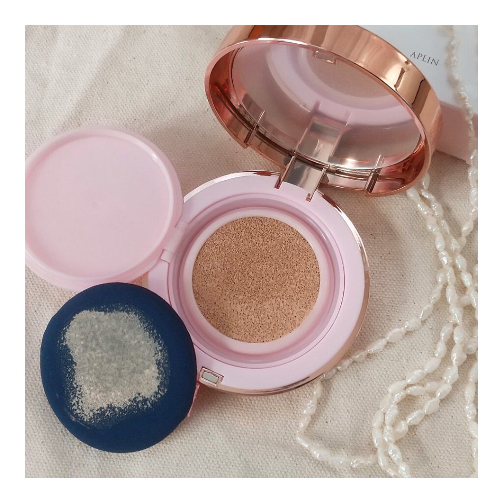 ピンクティーツリーカバークッション/APLIN/クッションファンデーションを使ったクチコミ(2枚目)