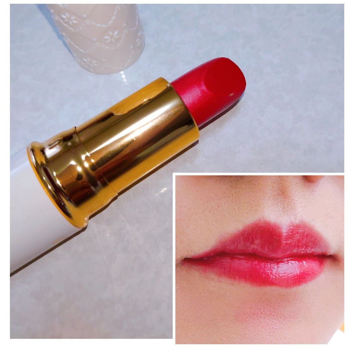 ラスティング リップカラーN/CEZANNE/口紅を使ったクチコミ(2枚目)