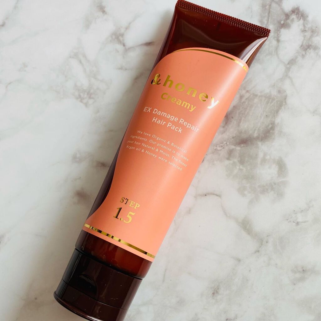 &honey Creamy EXダメージリペアヘアパック1.5/&honey/ヘアマスク・ヘアパックを使ったクチコミ(1枚目)