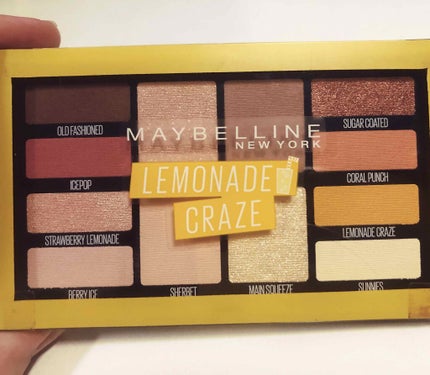 レモネードクレイズ/MAYBELLINE NEW YORK/アイシャドウパレットを使ったクチコミ(1枚目)