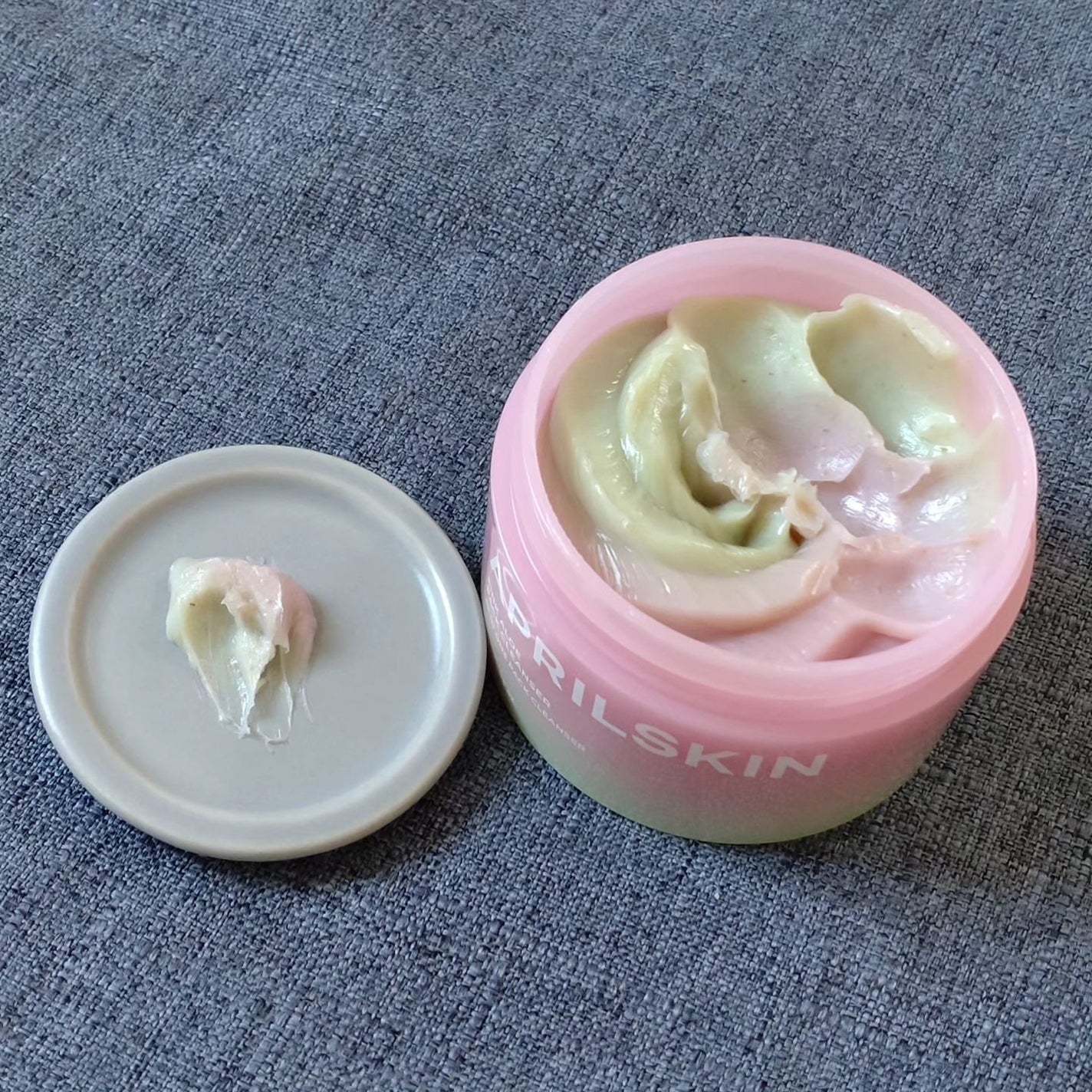 ピンクアロエメレンゲクレンザー/APRILSKIN/その他洗顔料を使ったクチコミ(4枚目)