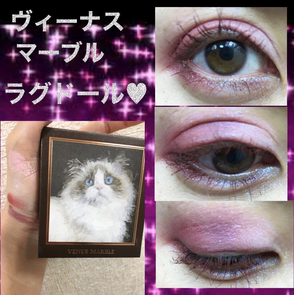 Venus Marble アイシャドウキャットシリーズ/Venus Marble/アイシャドウパレットを使ったクチコミ（1枚目）