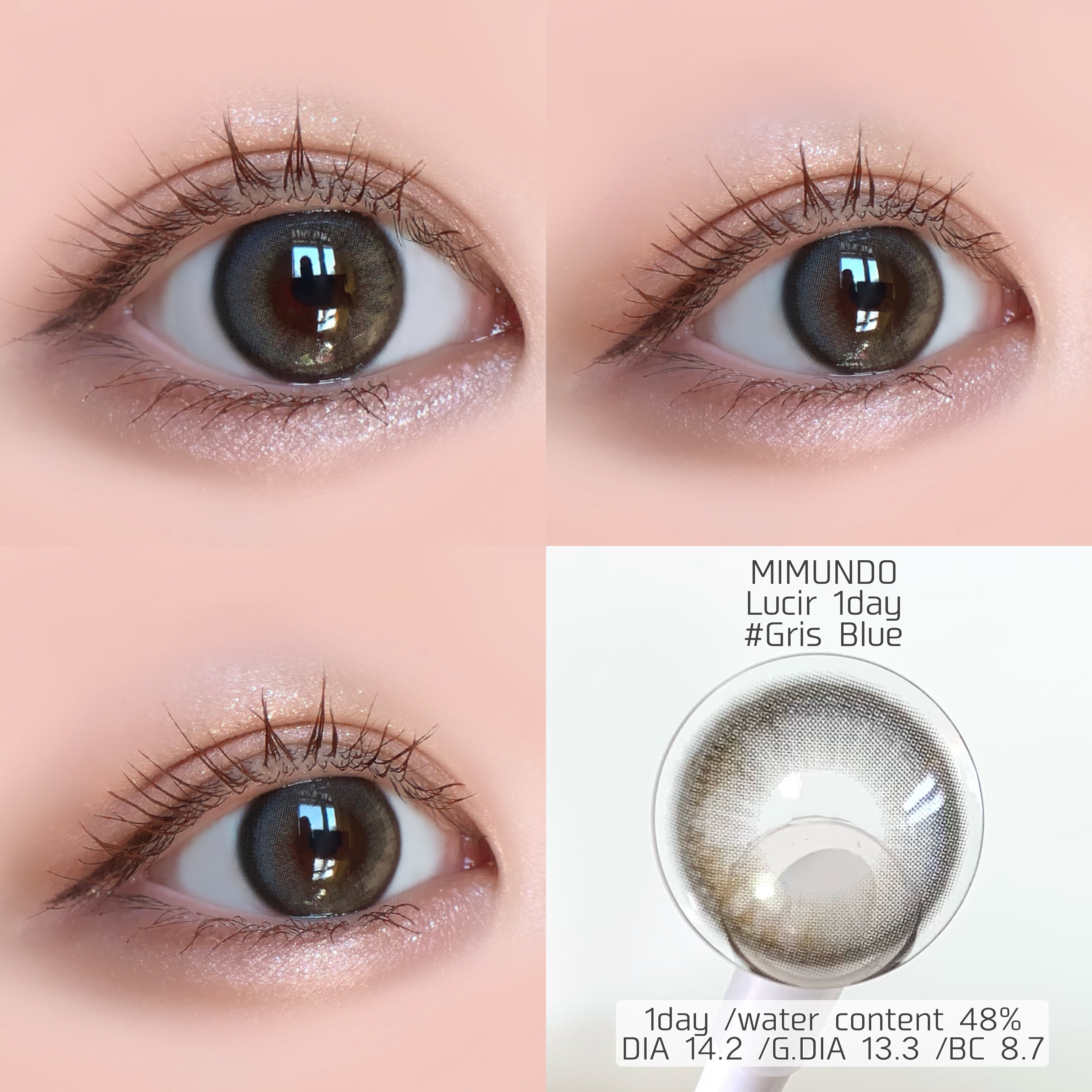 Susurro 1Day/mimundo/カラーコンタクトレンズを使ったクチコミ（3枚目）
