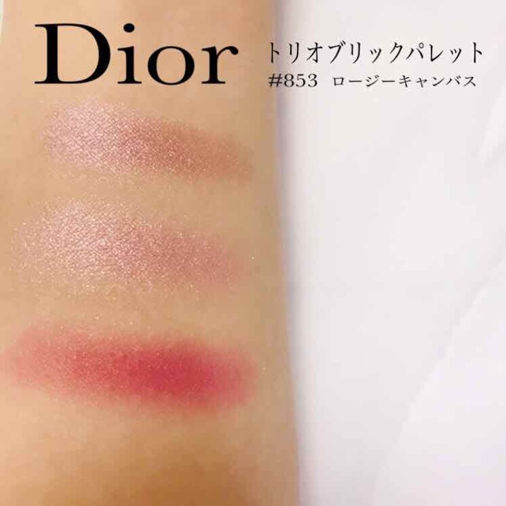 【旧】トリオ ブリック パレット/Dior/アイシャドウパレットを使ったクチコミ(3枚目)