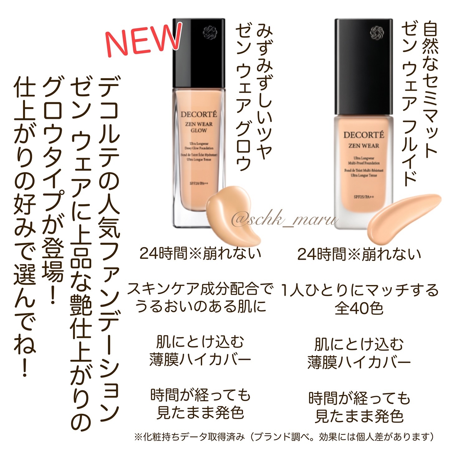 ゼン ウェア グロウ N22/DECORTÉ/リキッドファンデーションを使ったクチコミ（2枚目）