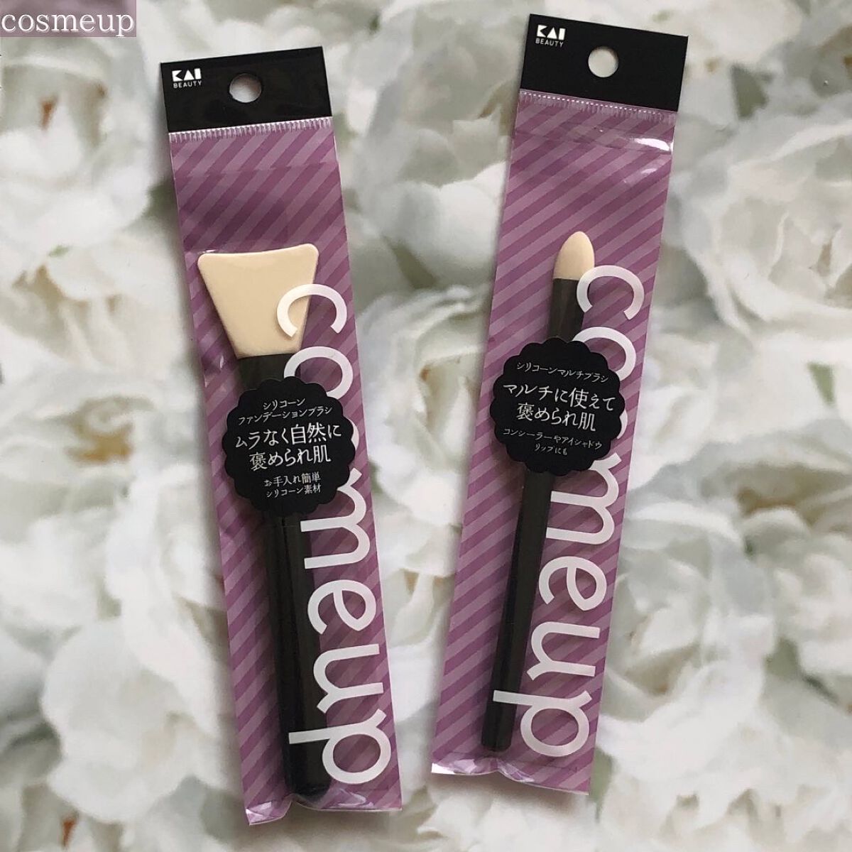 ファンデーションが染みこみにくいパフ/貝印/パフ・スポンジを使ったクチコミ(4枚目)