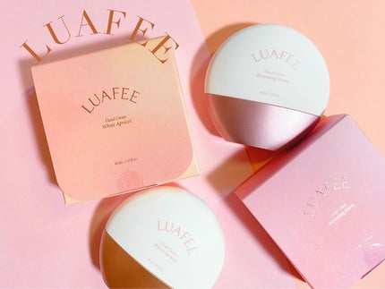 パフュームハンドクリームホワイトアプリコット/LUAFEE/ハンドクリームを使ったクチコミ(1枚目)
