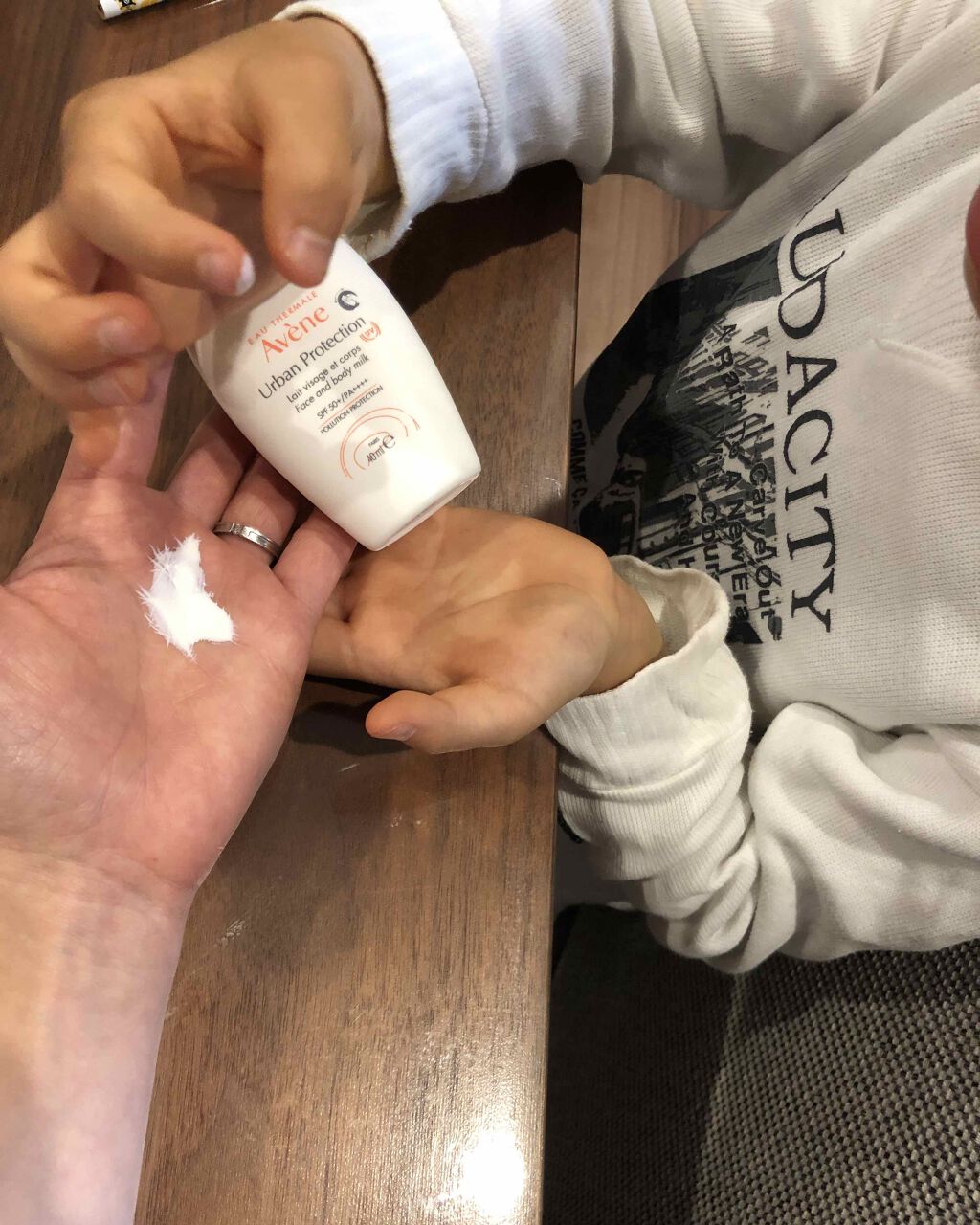 アーバンプロテクション UV フェイス＆ボディ/アベンヌ/日焼け止めミルクを使ったクチコミ（3枚目）