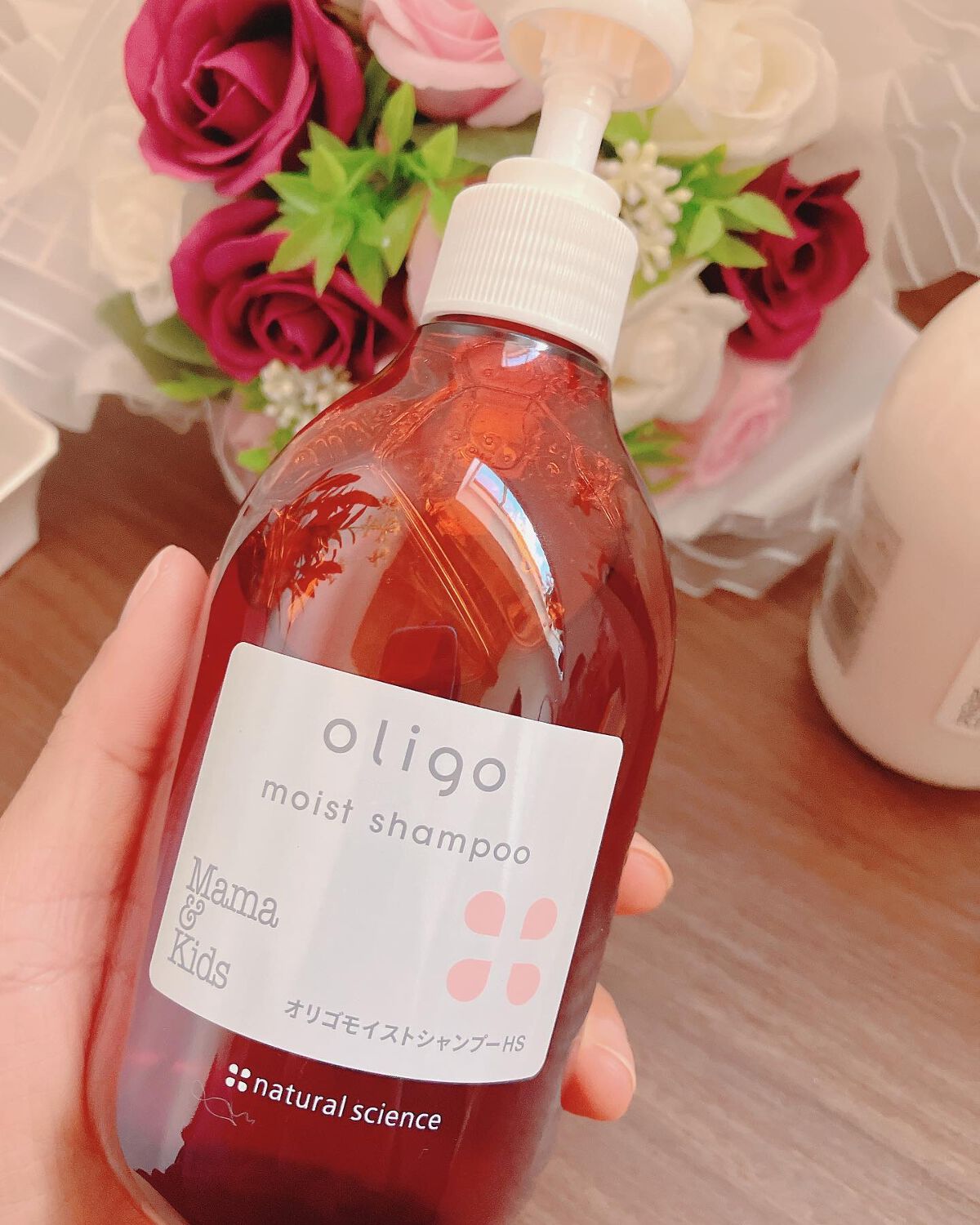 ママ&キッズ オリゴモイストシャンプーHS/オリゴトリートメントミルクHS/ナチュラルサイエンス/市販シャンプーを使ったクチコミ(2枚目)