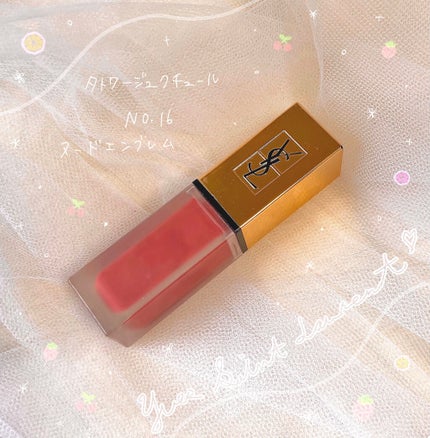 タトワージュ クチュール/YVES SAINT LAURENT BEAUTE/口紅を使ったクチコミ(1枚目)