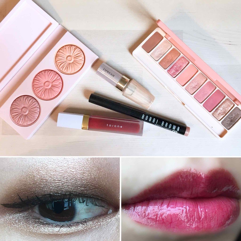 トーン ペタル エッセンス グロス/to/one/リップグロスを使ったクチコミ（2枚目）