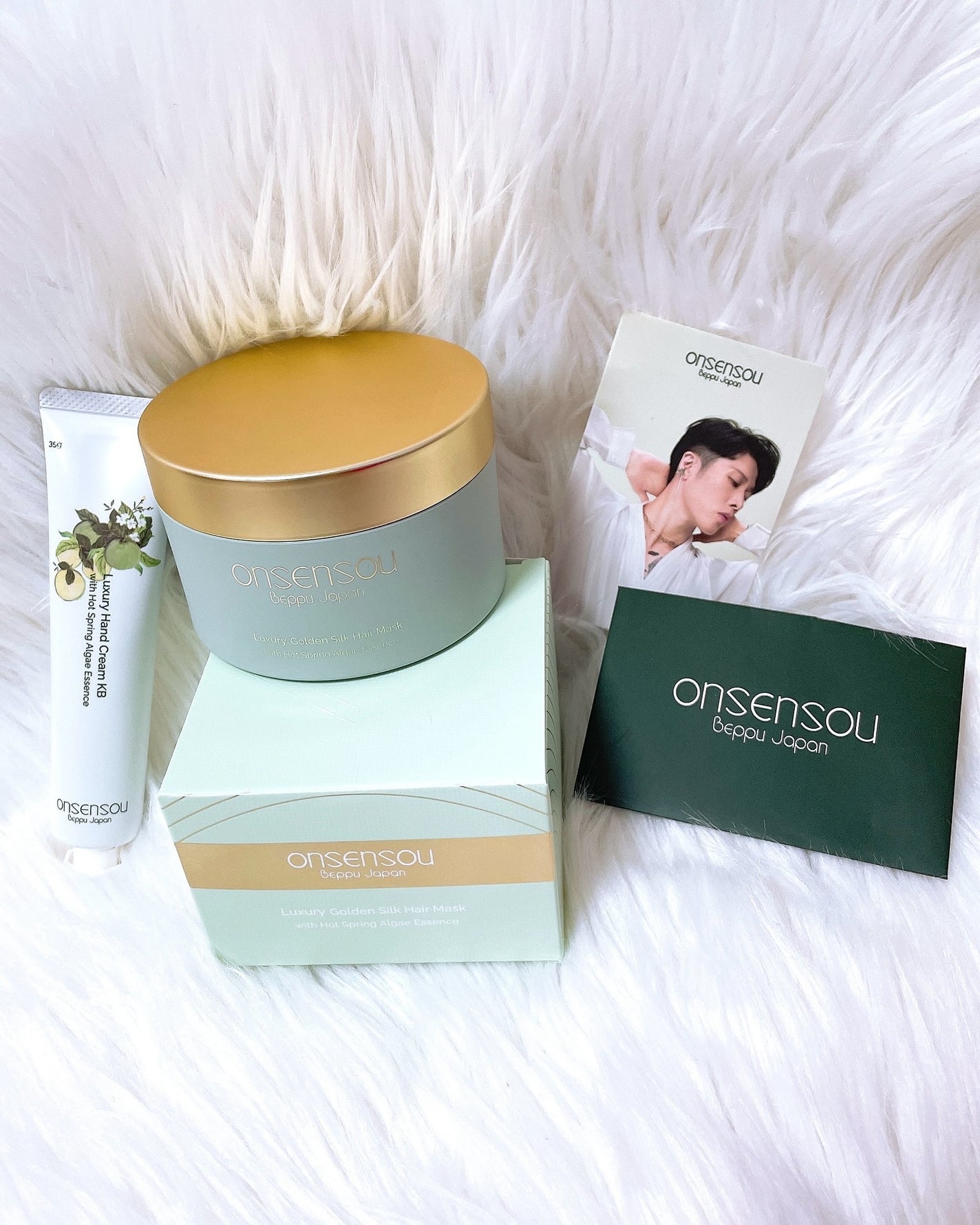 ゴールデンシルクヘアマスク /ONSENSOU/洗い流すヘアトリートメントを使ったクチコミ(5枚目)