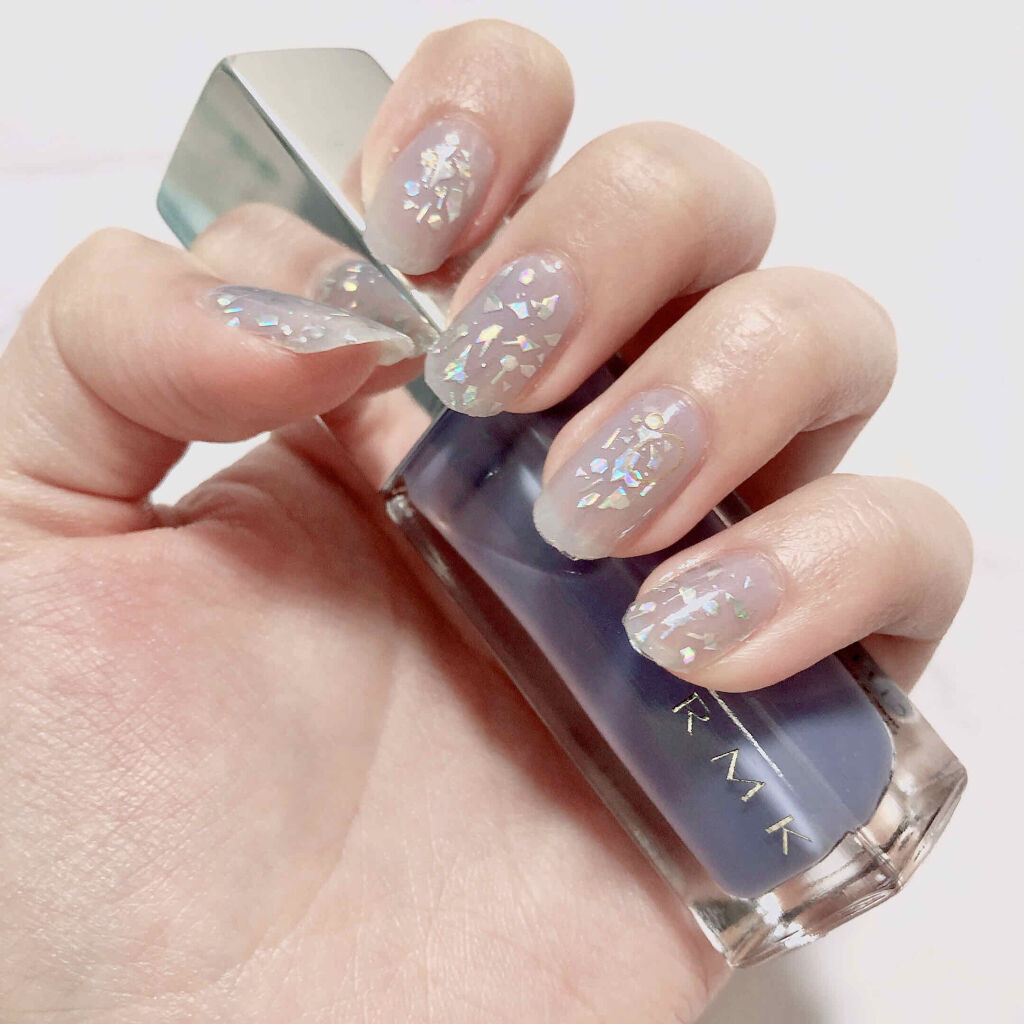 ネイルポリッシュ 07(CL) エアリーブルー/RMK/マニキュアを使ったクチコミ（3枚目）