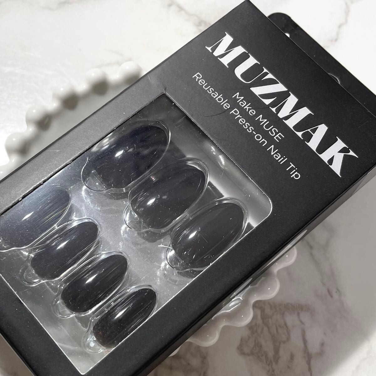 TPUネイルチップ(shape:Almond)/Muzmak/ネイルチップ・パーツを使ったクチコミ(3枚目)