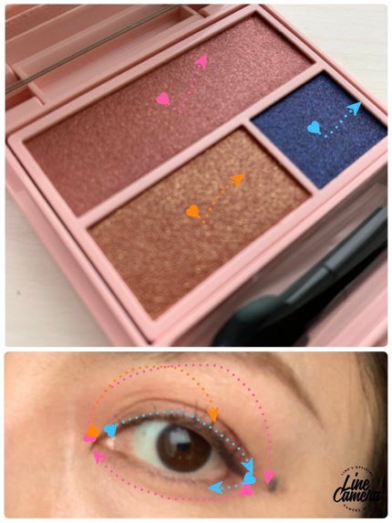 フーミー アイシャドウパレット/WHOMEE/アイシャドウパレットを使ったクチコミ(3枚目)