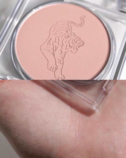 アンコモンタイガーペピイチーク/HOLIKA HOLIKA/パウダーチークを使ったクチコミ(4枚目)