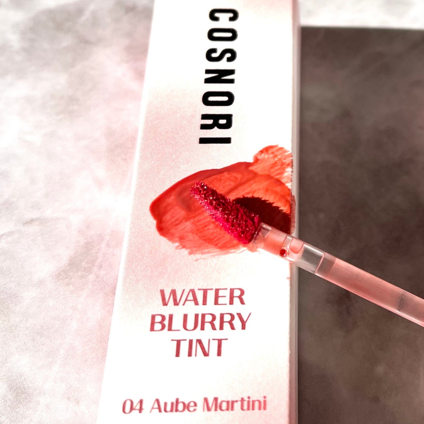 コスノリ ウォーターブラーリーティント/COSNORI/リップティントを使ったクチコミ(1枚目)