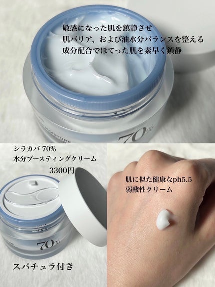 シラカバ水分ブースティングクリーム/Anua/フェイスクリームを使ったクチコミ(4枚目)