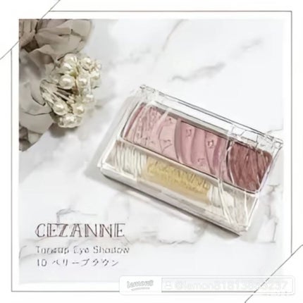 トーンアップアイシャドウ/CEZANNE/アイシャドウパレットを使ったクチコミ(2枚目)